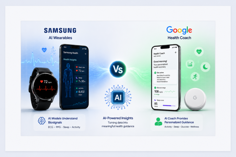 Samsung vs Google: AI Wearables in Healthcare