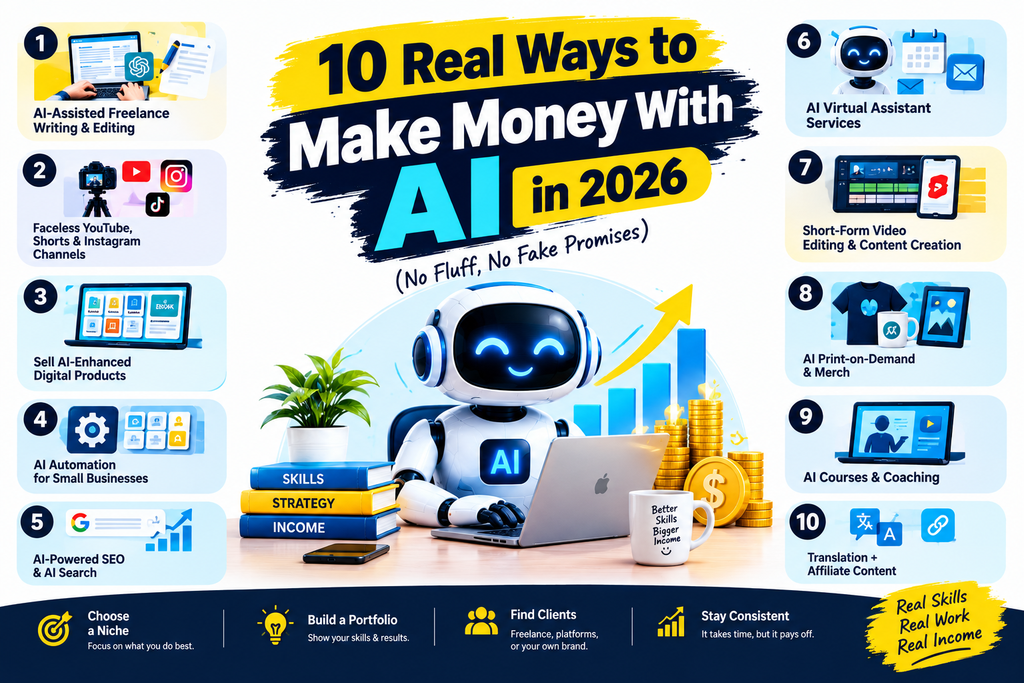 How to Make Money With AI in 2026: 10 Real Ways