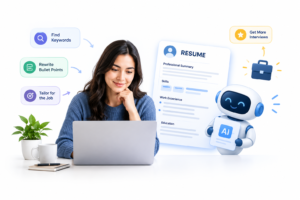 Using AI to match a resume with a job description and relevant keywords